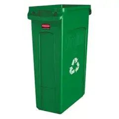 Rubbermaid Slim Jim Recycling Container, 23-Gallon, Green (Model Fg354007Grn) 1