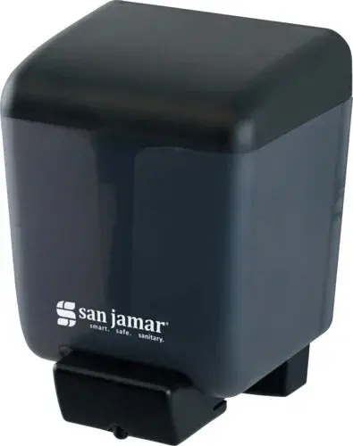 San Jamar Classic Manual Wall-Mount Soap Dispenser – 30 Oz Black Finish (Sn30Tbk) 1