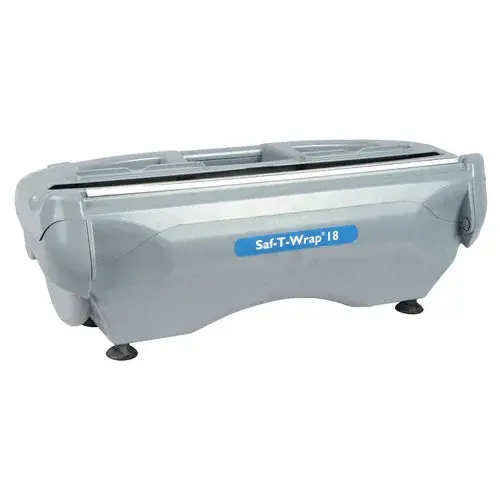 San Jamar Saf-T-Wrapr Roll Dispenser – Compact Countertop Or Wall-Mount Option (Sw18) 1