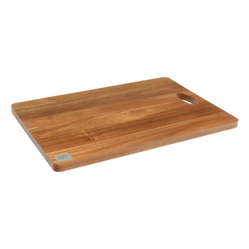 Solid Acacia Wood Chopping Board – 47Cm Natural Grain Surface 1