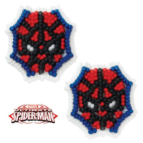 Spider-Man Icing Decorations – Superhero-Themed Edible Sugar Toppers For Birthday Cakes & Treats 1