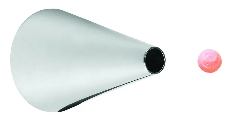 Stainless Steel #7 Decorating Tip – Mini Round Piping For Lettering & Detailing 1