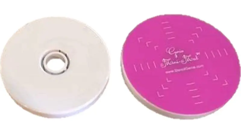 Stencil Genie Rotating Cookie Turntable Kit – Includes Two Mini Non-Slip Mats For Precision Decorating 1