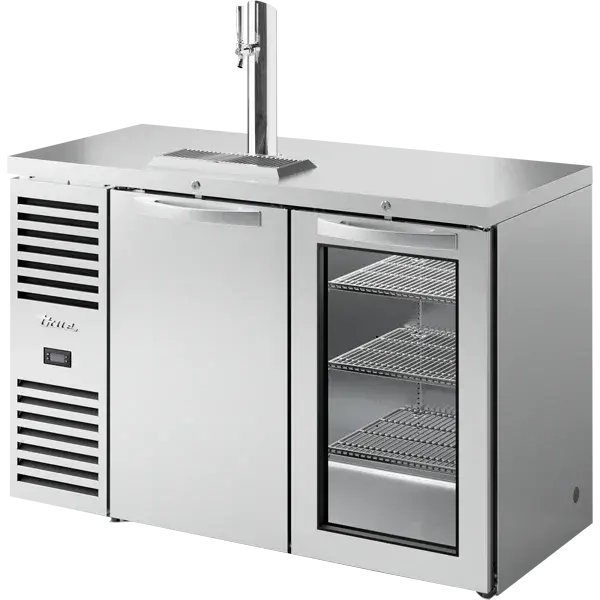 True Tdr52-Risz1-L-S-Sg-1 | 52-Inch Stainless Steel Draft Beer Reach-In Refrigerator (1-Tap) 1