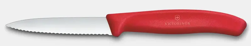 Victorinox Swiss Classic 3.25-Inch Red Serrated Paring Knife – Fine Detail Work 1