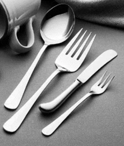 Vollrath 48112 Queen Anne Dinner Fork – 4-Tine Stainless Steel, 7.5" 1