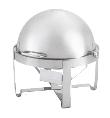 Vollrath Avengerr Economy Round Chafer – 6-Quart Stainless Steel Food Warmer 1